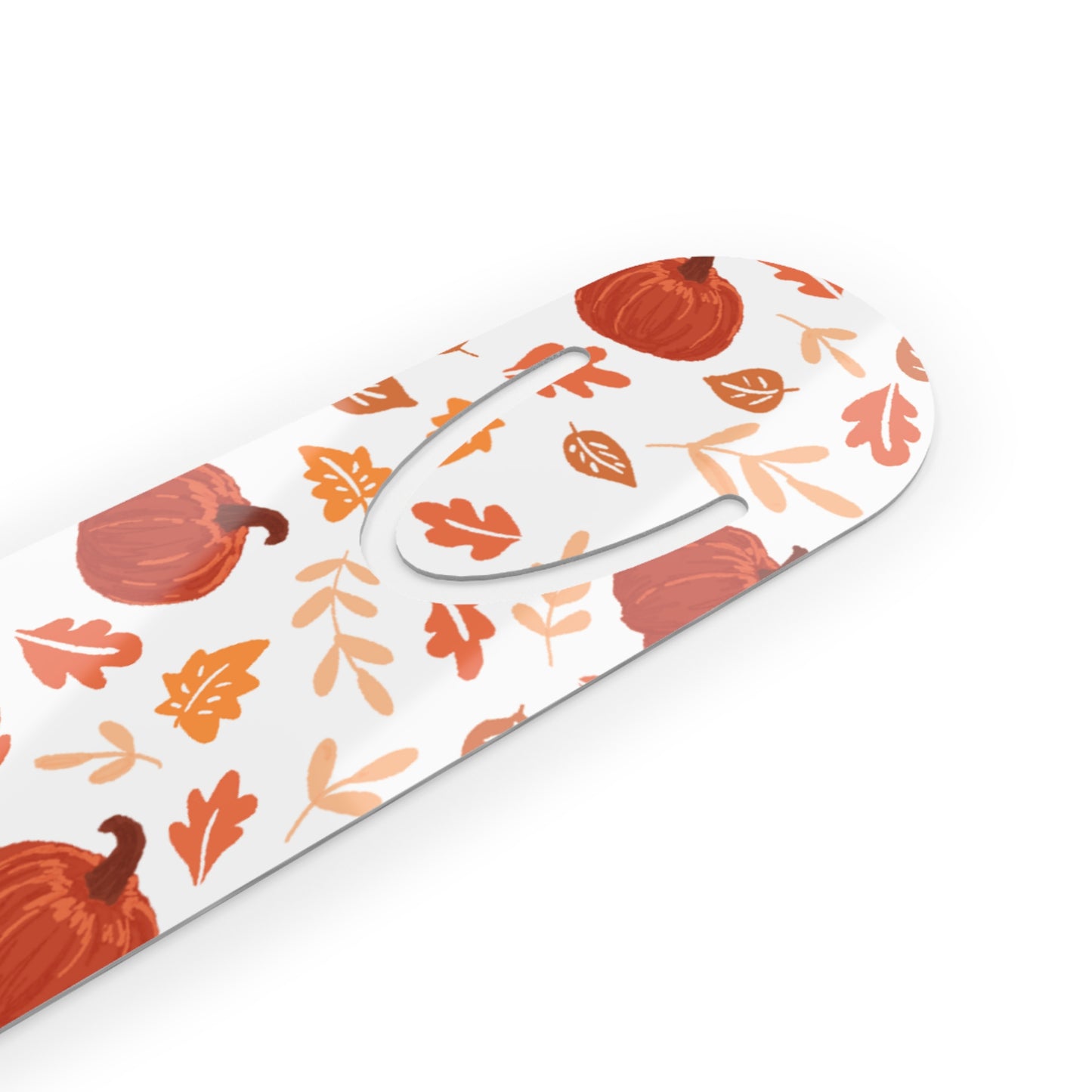 Bookmark - Whimsical Fall Leaves and Pumpkins