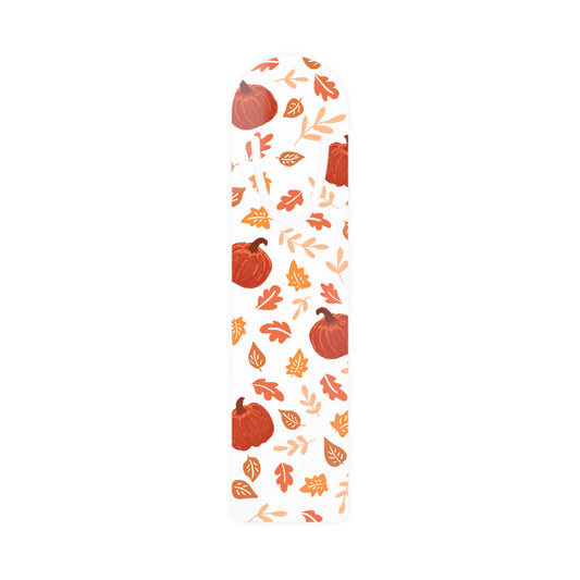 Bookmark - Whimsical Fall Leaves and Pumpkins