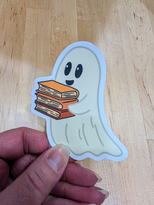 Bookish Ghost Sticker